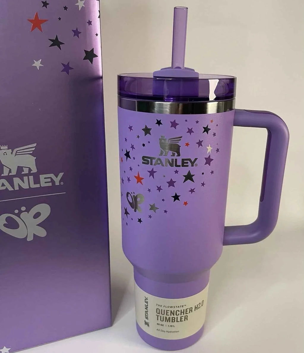 Stanley x Olivia Rodrigo Quencher H2.0 FlowState Tumbler 40 OZ Purple NEW NIB